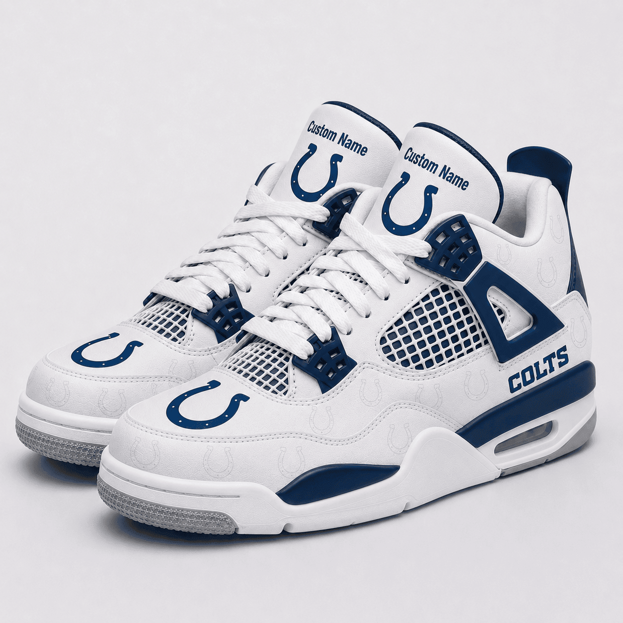 Indianapolis Colts Personalized AJ4 Sneaker VA329