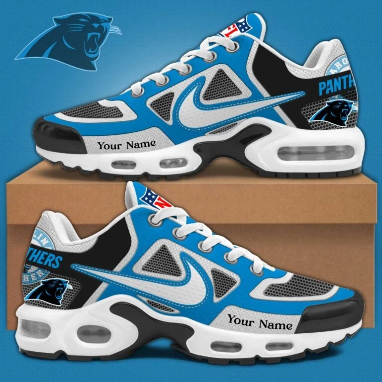 Carolina Panthers Sosh Custom Name Air Cushion Sport Shoes SPTTNSHOES005