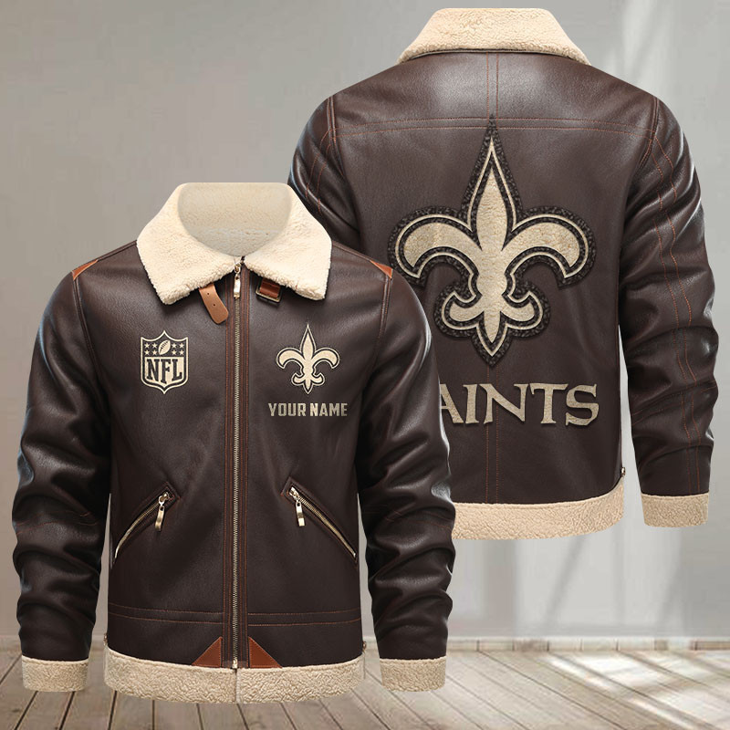 New Orleans Saints DMLK0412 Leather Jacket