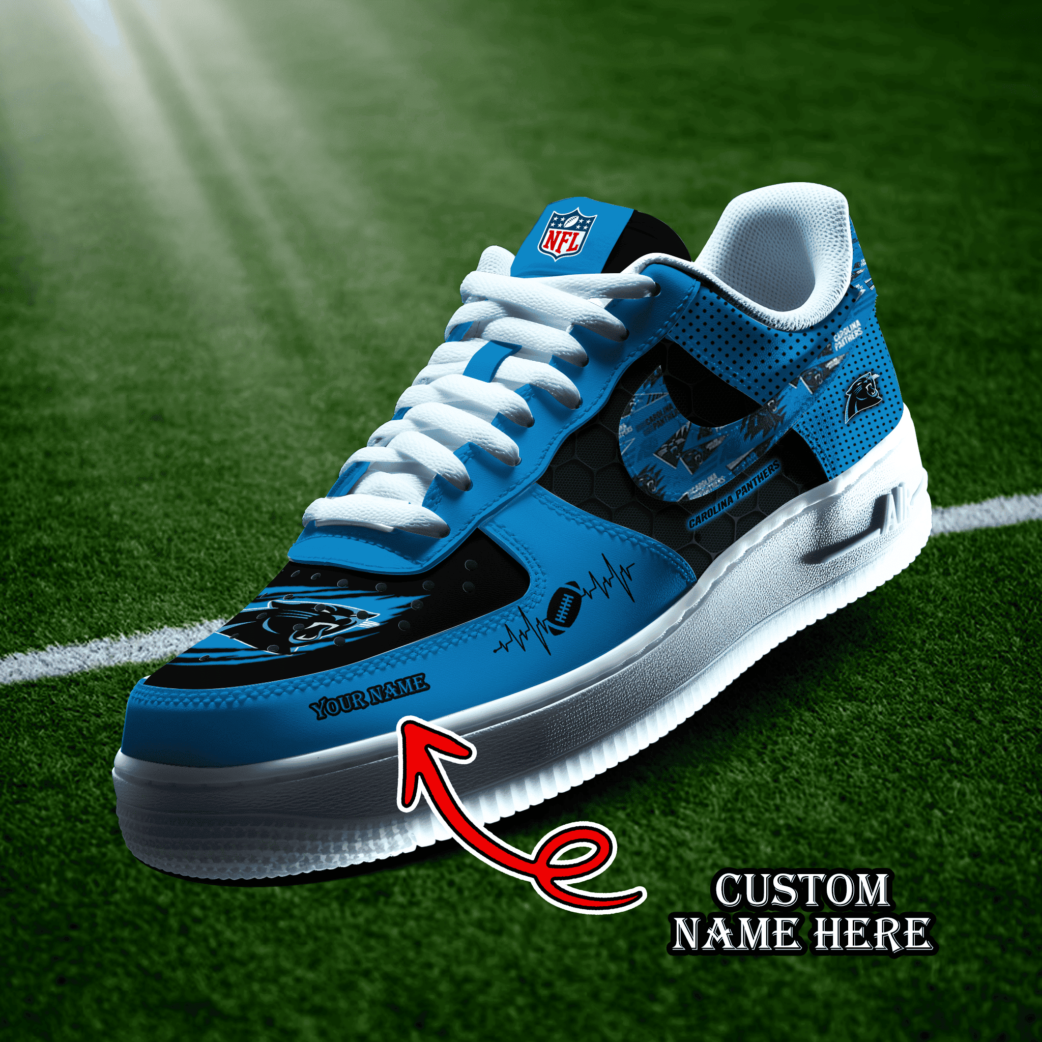 Carolina Panthers | Air Force 1 HeartBeat Ball Trending
