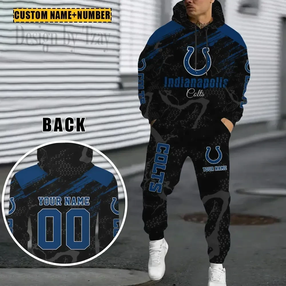 Indianapolis Colts Combo Hoodie And Sweatpants Gift For Fan AZHD1063