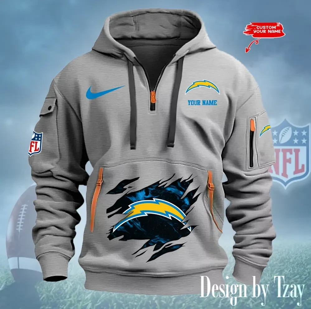Los Angeles Chargers Heavy Hoodies AZHEAVYHD201