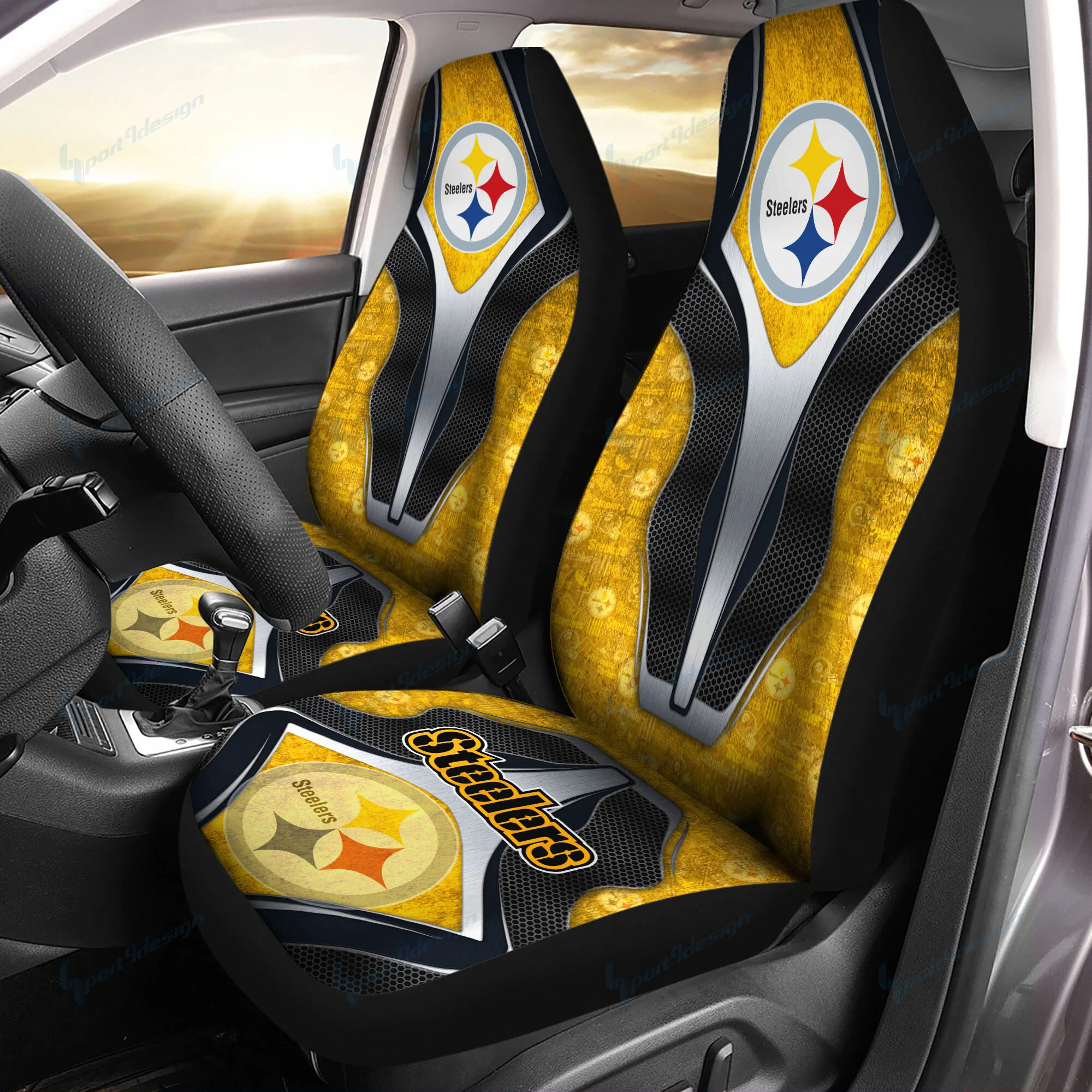 Pittsburgh Steelers Car Seat Covers BG49