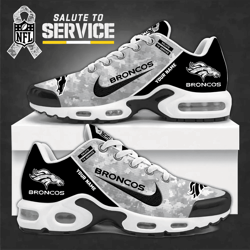 SPTBGTN542-Denver Broncos Personalized Plus Sneakers