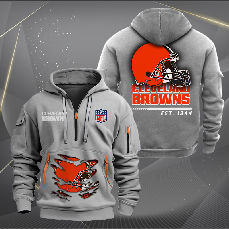 Cleveland Browns Heavy Hoodie AZHEAVYHD042