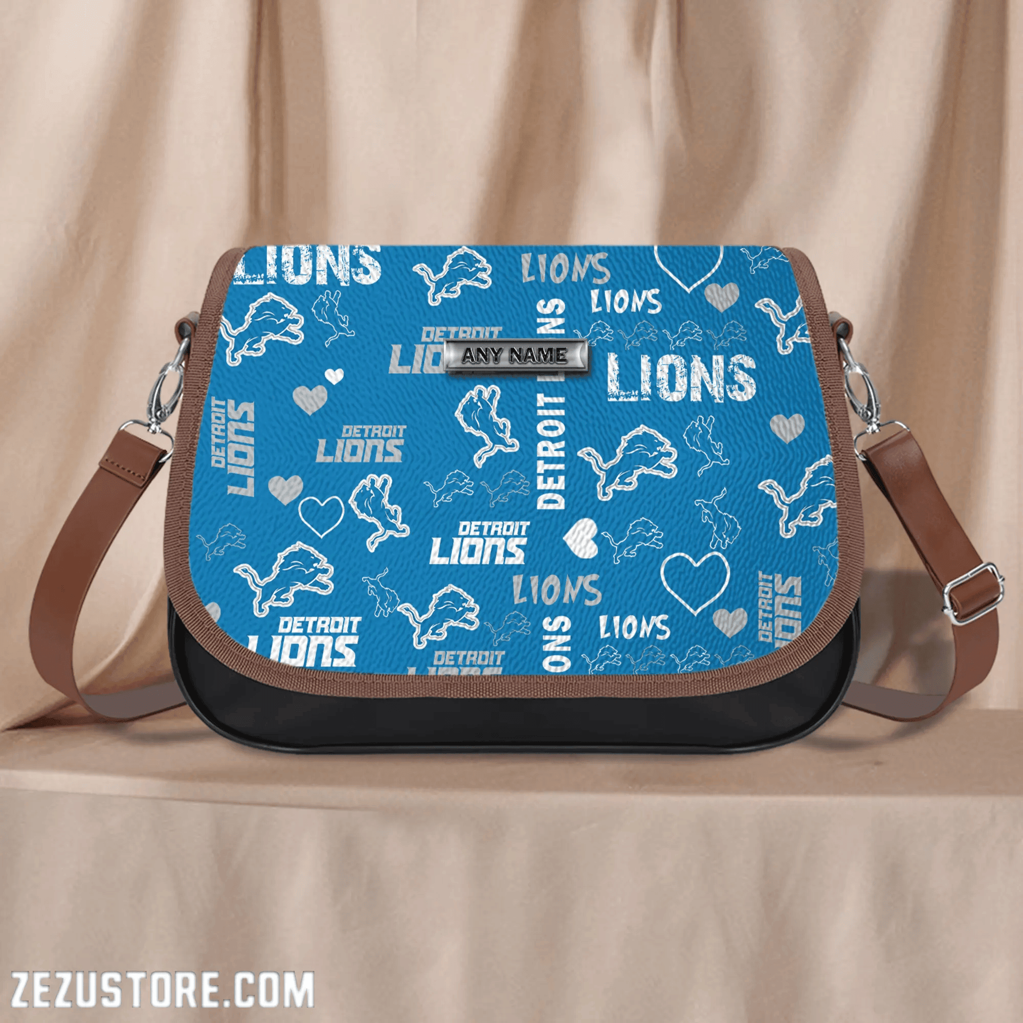 Detroit Lions NFL M01 Leather Bag ANZM01LB011