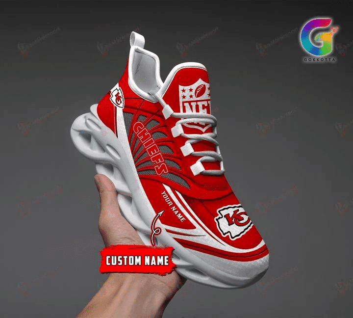 Kansas City Chiefs Yezy Running Sneakers 644