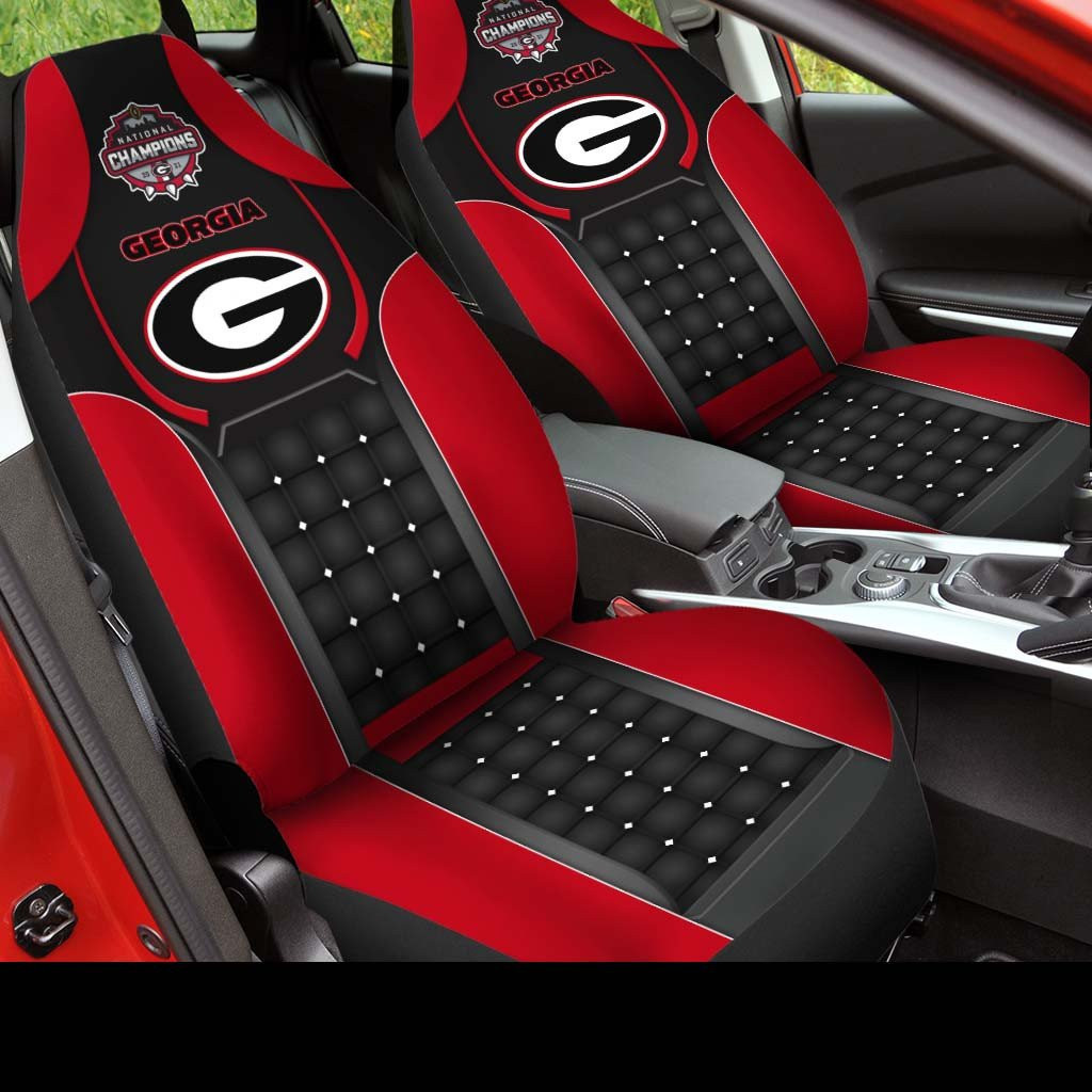 Georgia bulldogs Champion Car Seat Covers (SET OF 2) - v3