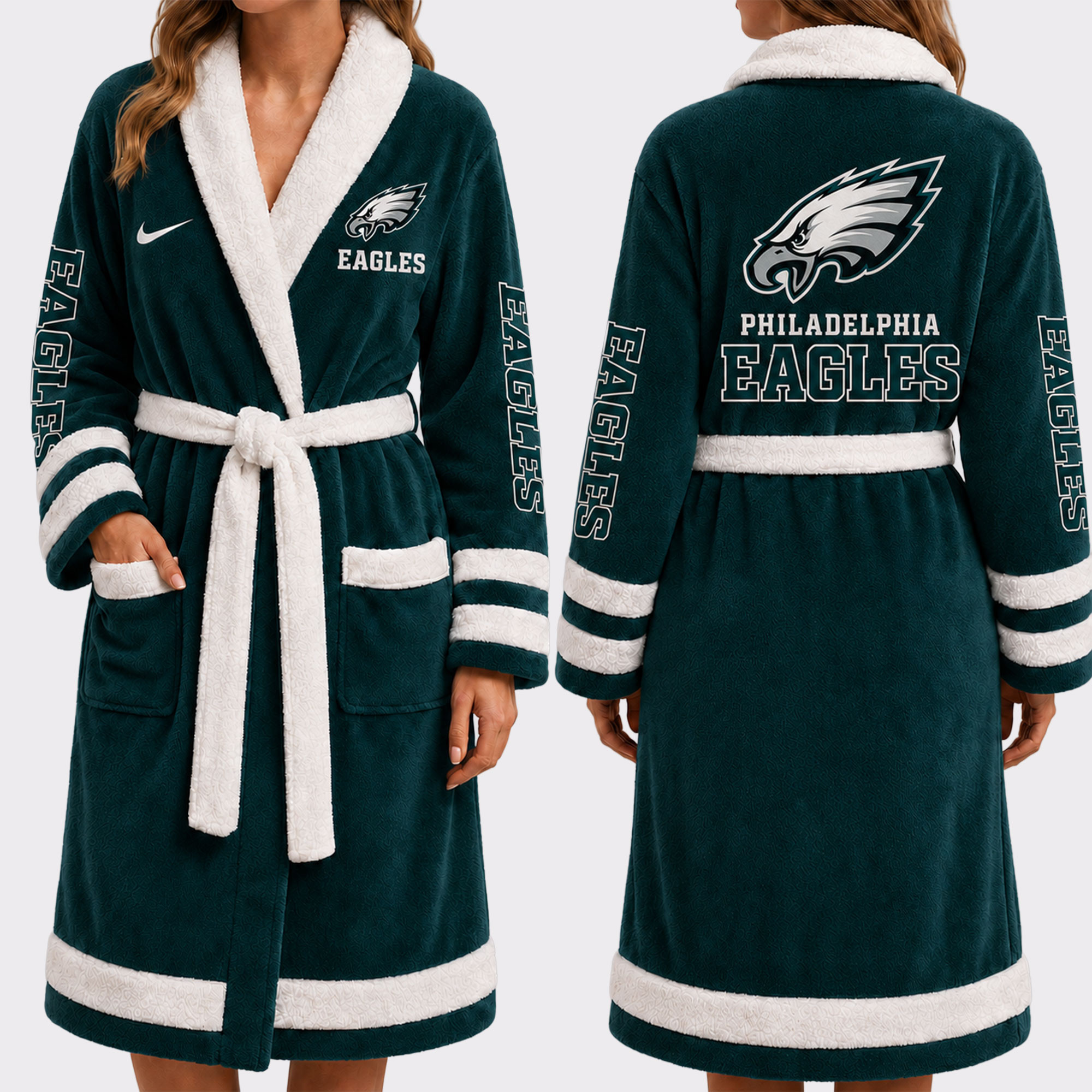 Philadelphia Eagles | Premium NFL Fleece Bathrobe VA1228