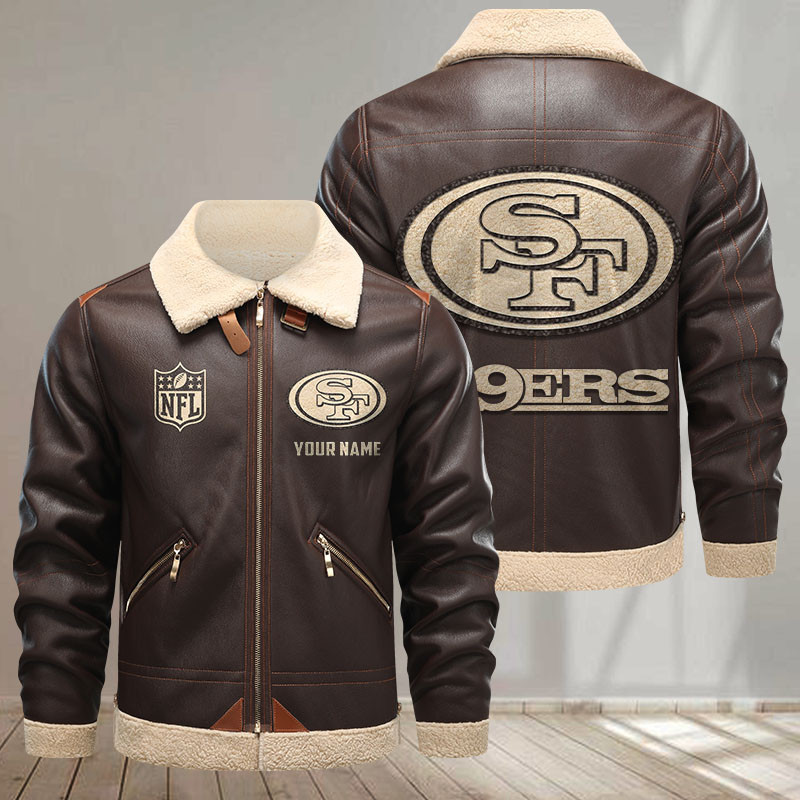 San Francisco 49ers DMLK0417 Leather Jacket