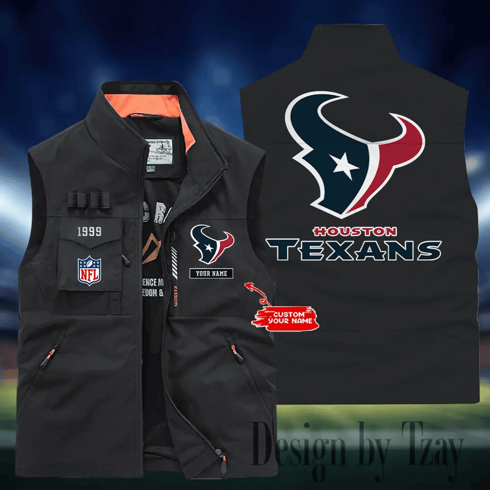 Houston Texans Sleeveless Jacket Multicolor S9SLJK110