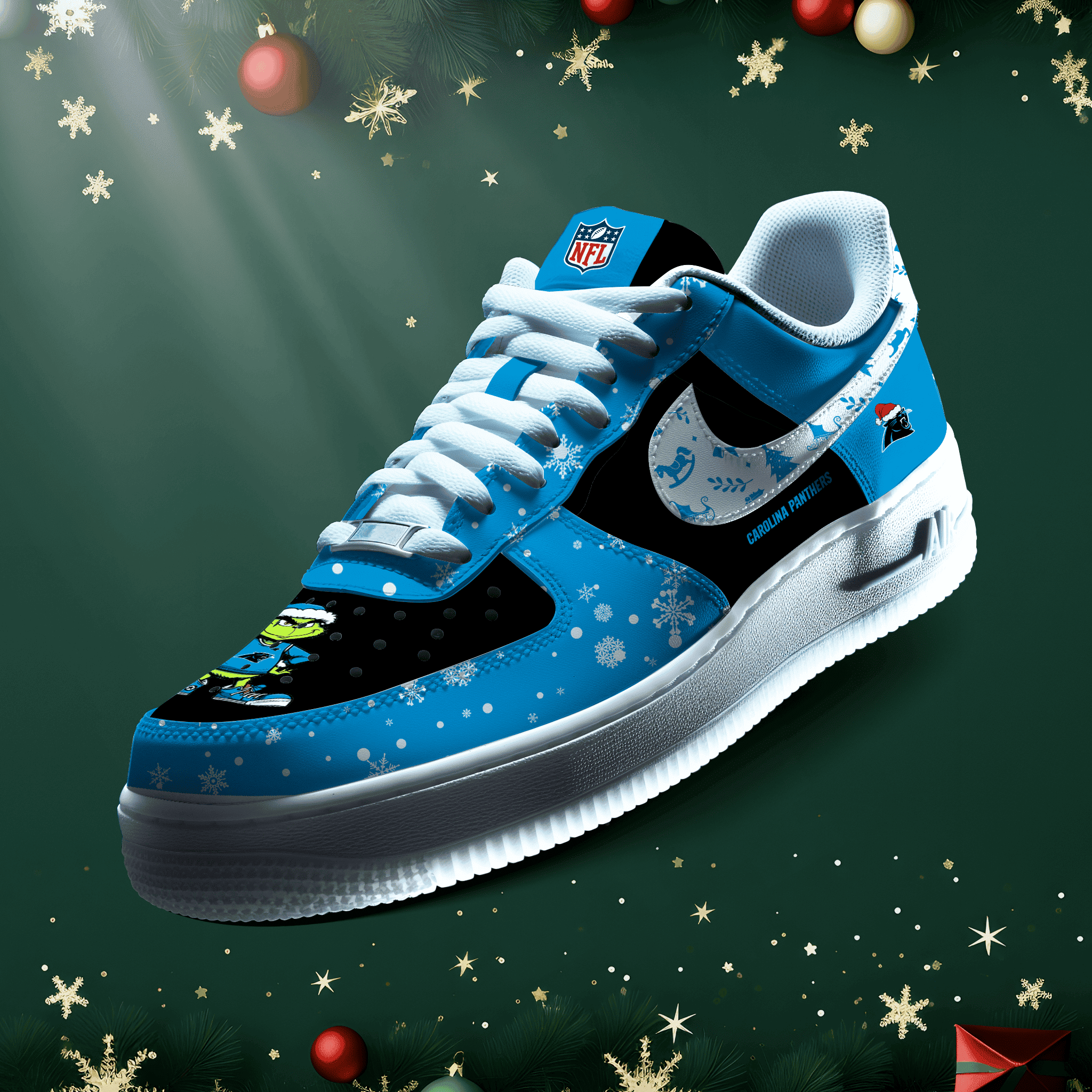 Carolina Panthers | New Air Force 1 Collection x CHRISTMAS