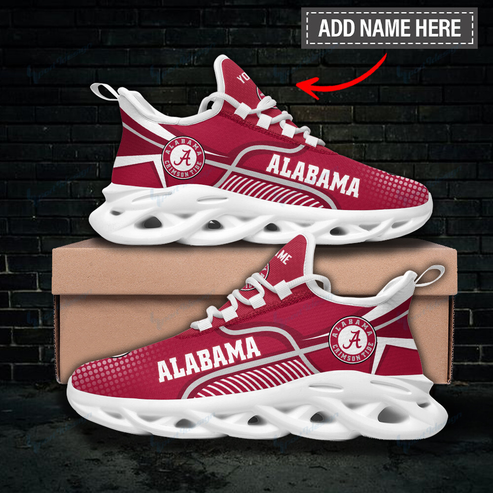 Alabama Crimson Tide Personalized MAX SOUL SHOES BG262