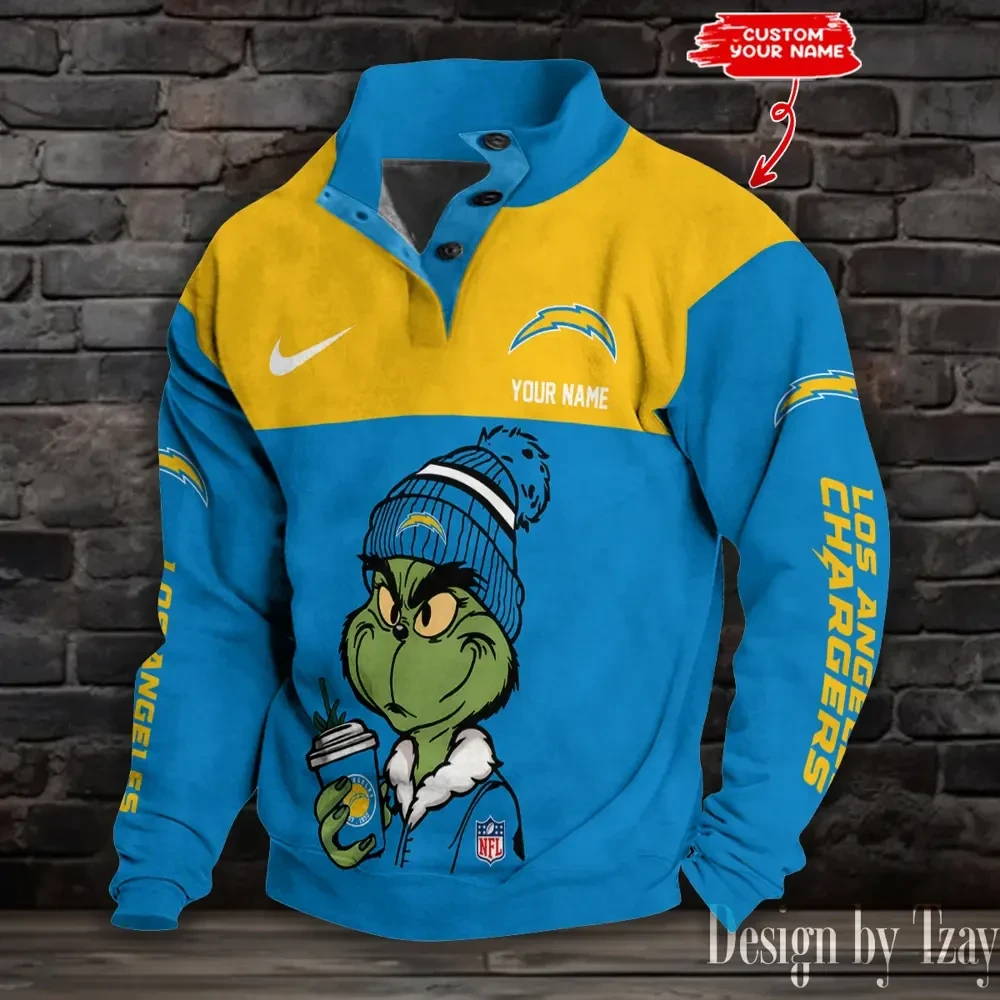 Los Angeles Chargers Sport Print Sweatshirt S9DBSCH719