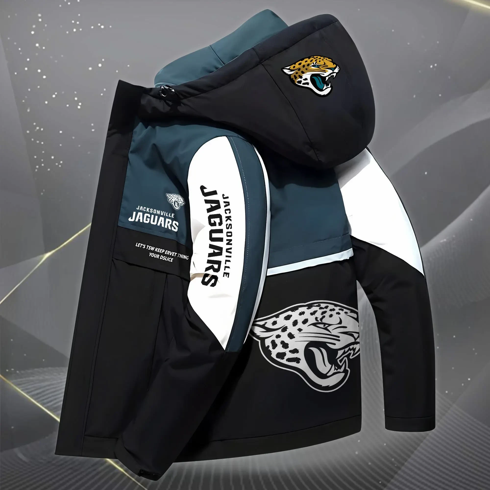 Jacksonville Jaguars Outdoor Windproof Jacket SPTOWPJK015