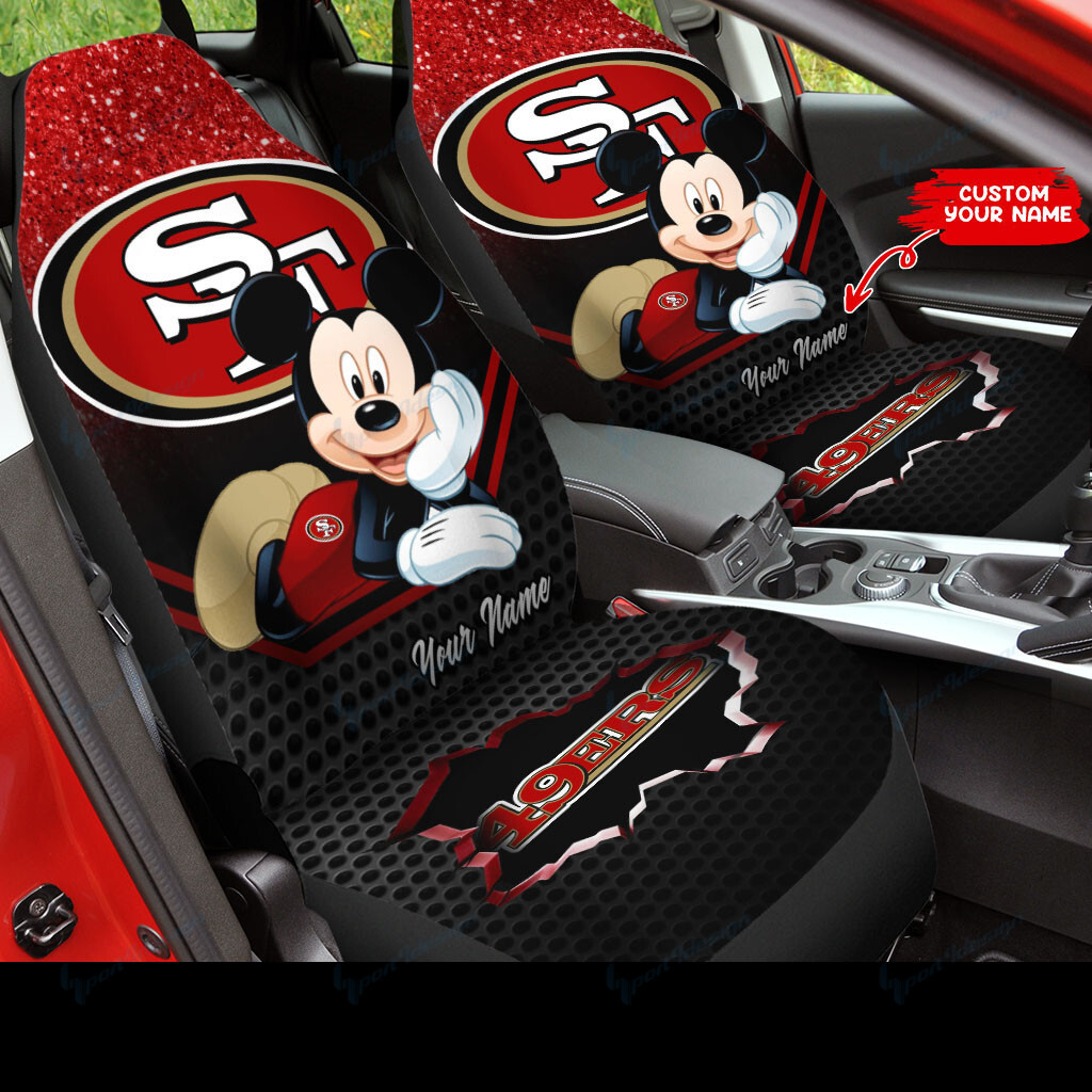 San Francisco 49ers Personalized Car Seat Covers BG104