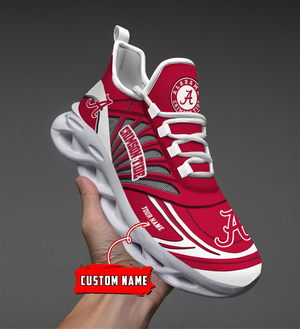 NCAAF Alabama Crimson Tide (Your Name) Max Soul Shoes Nicegift MSST9B0