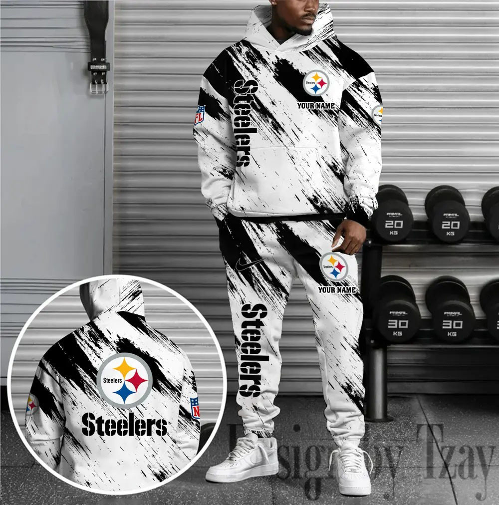 Pittsburgh Steelers Combo Hoodie And Sweatpants Gift For Fan AZHD1380