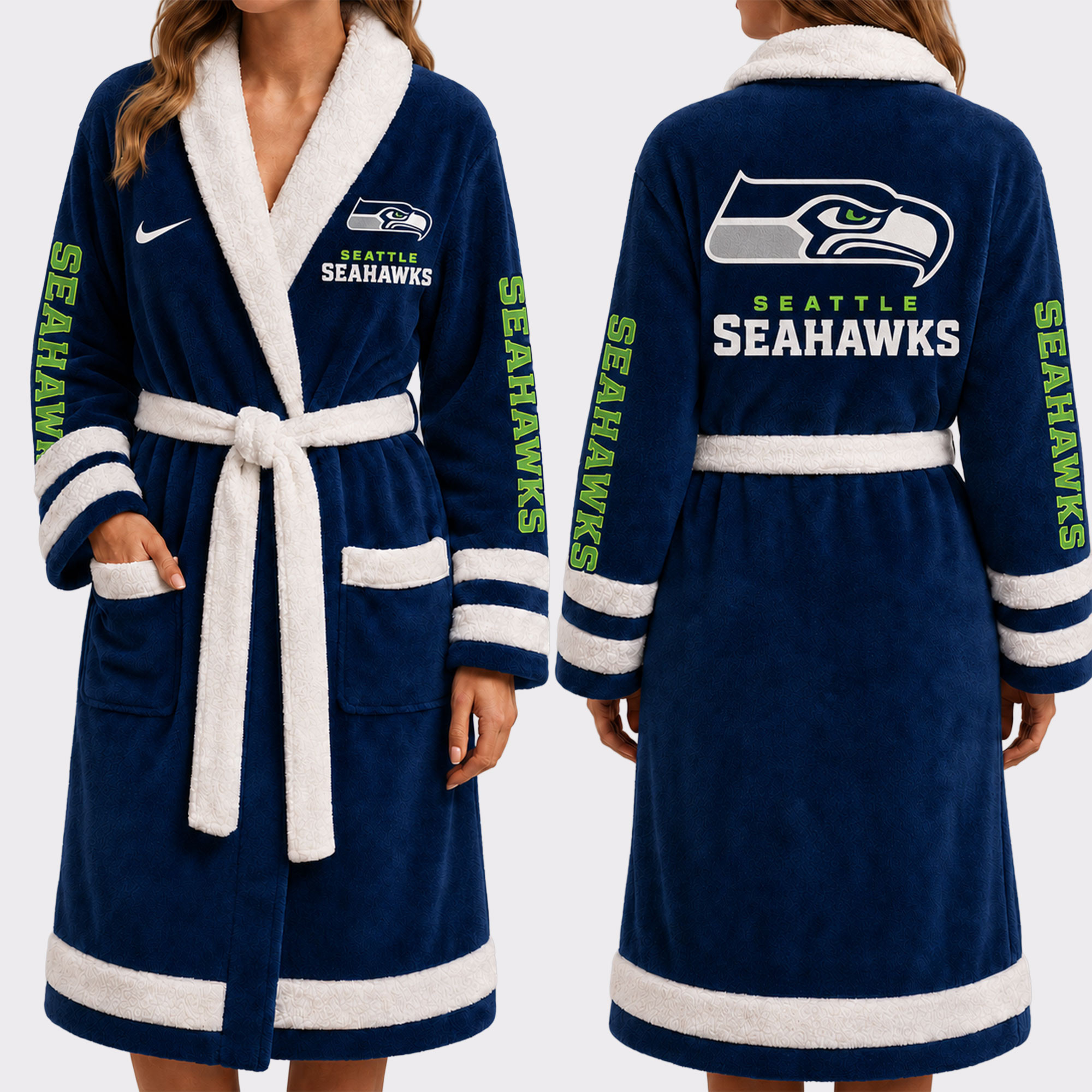 Seattle Seahawks | Premium NFL Fleece Bathrobe VA1240