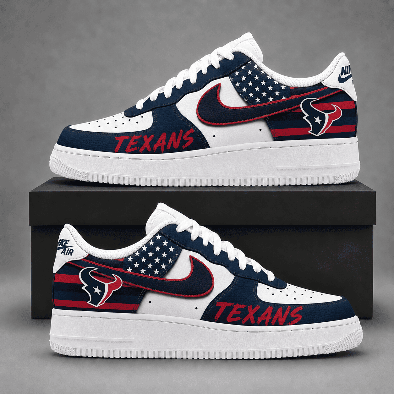 Houston Texans | Premium American Football Team Limited AF1 Shoes NDN521