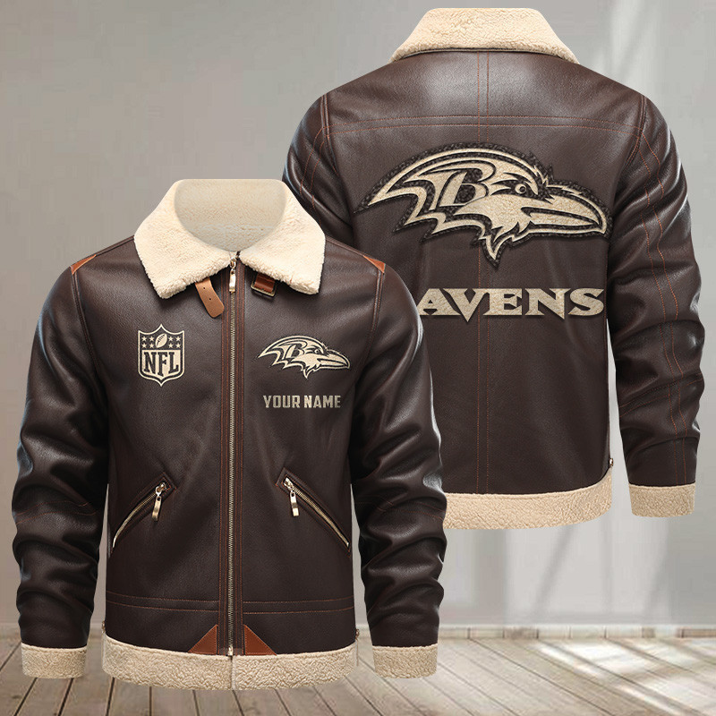 Baltimore Ravens DMLK0392 Leather Jacket