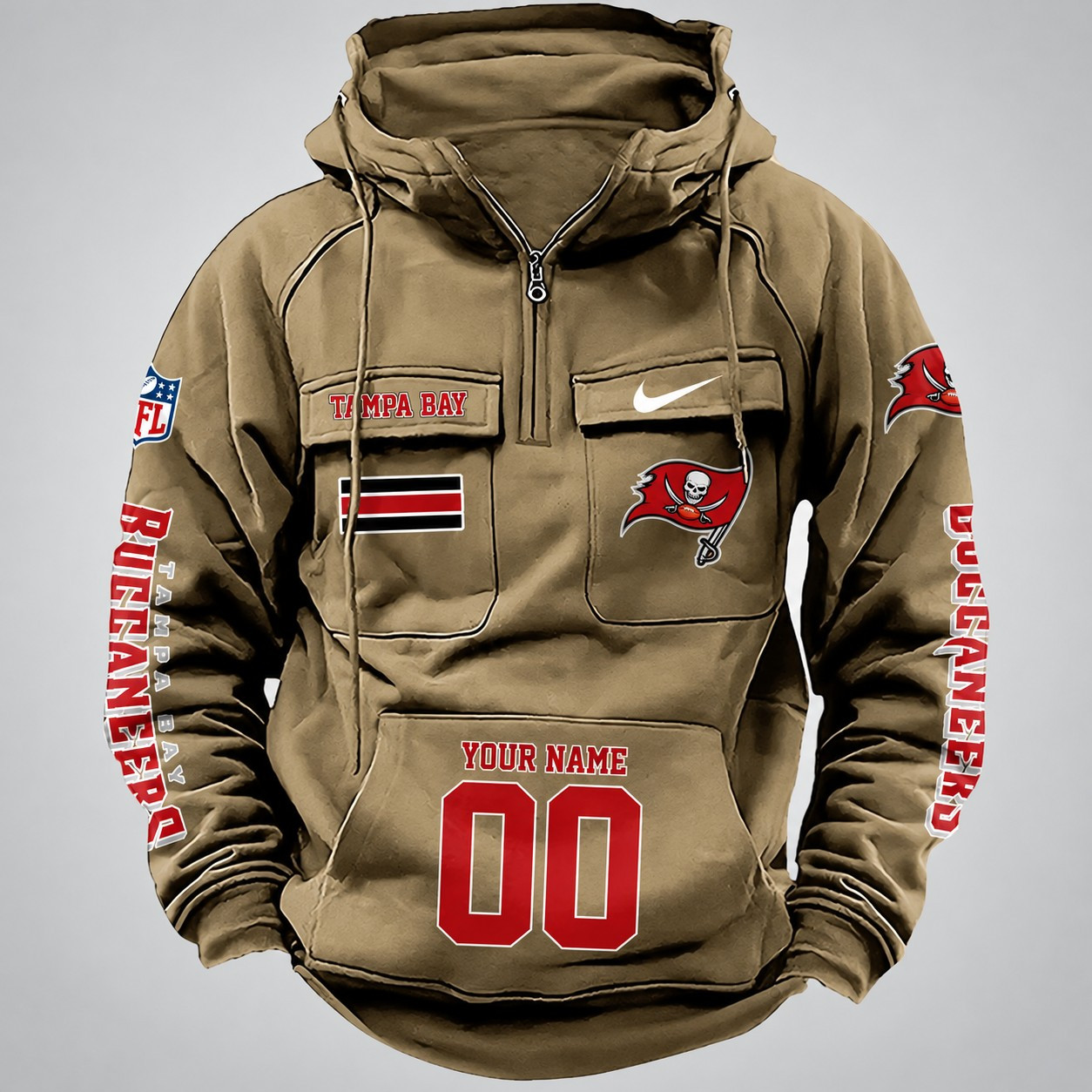 Tampa Bay Buccaneers Vintage Men Hoodie DV2 AZVMHD409