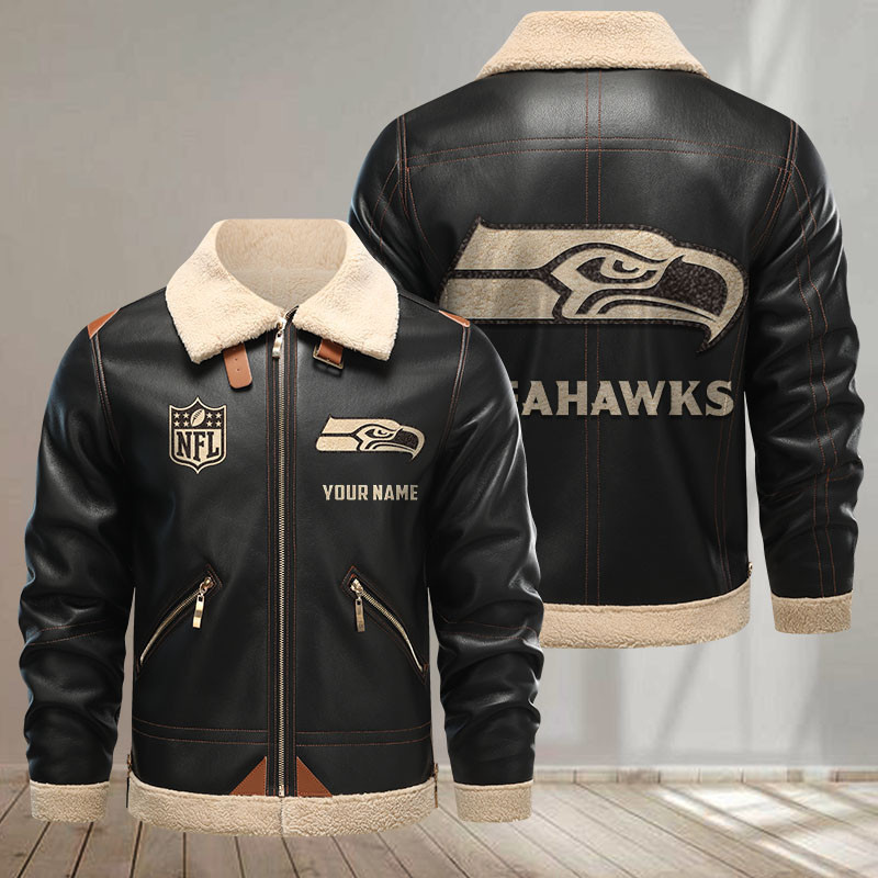 Seattle Seahawks DMLK0418 Leather Jacket