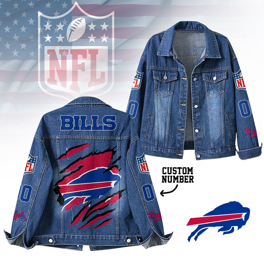 Buffalo Bills | Premium Iconic Streetwear Denim Jacket NTH1