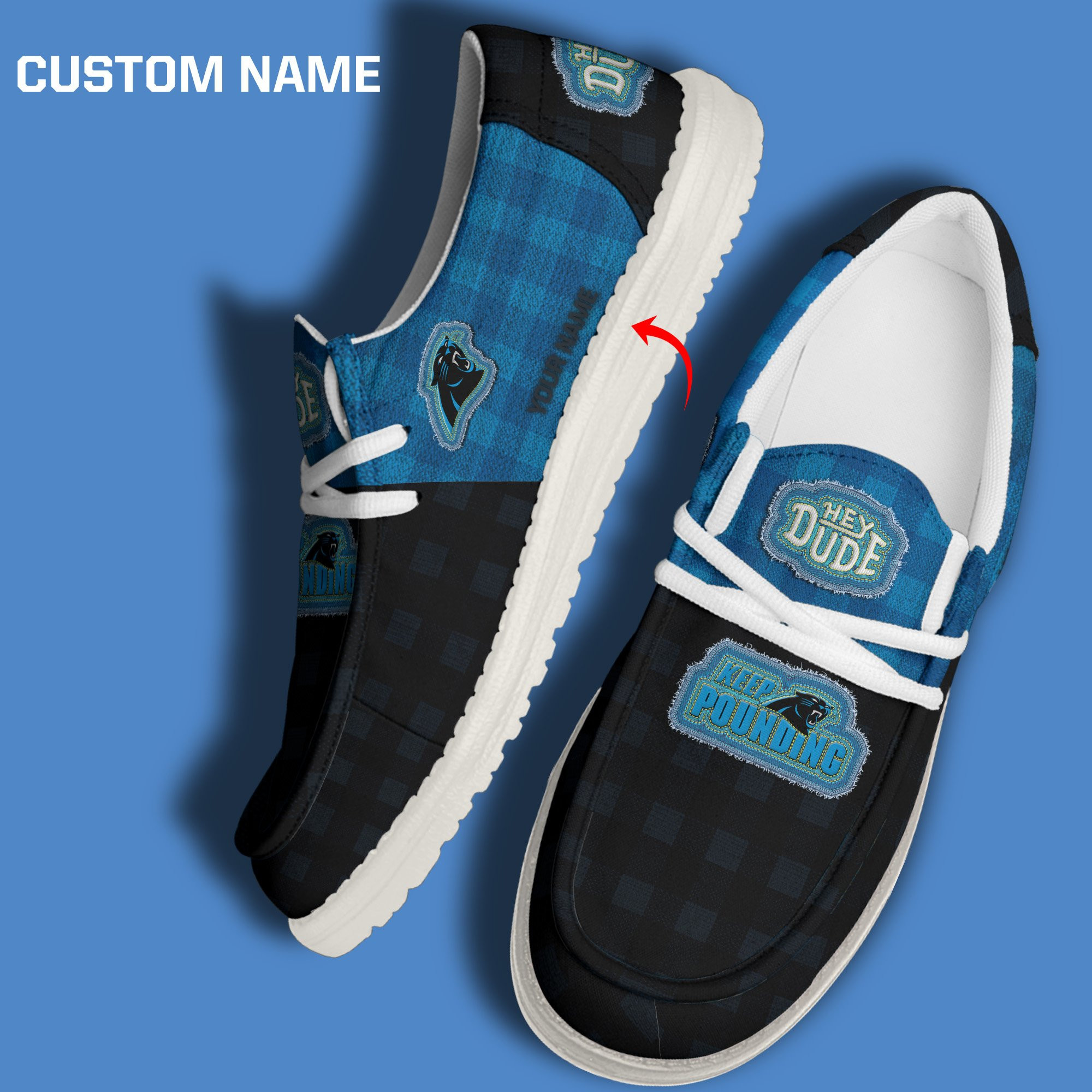 Carolina Panthers DHS shoes-Custom name 10063933N