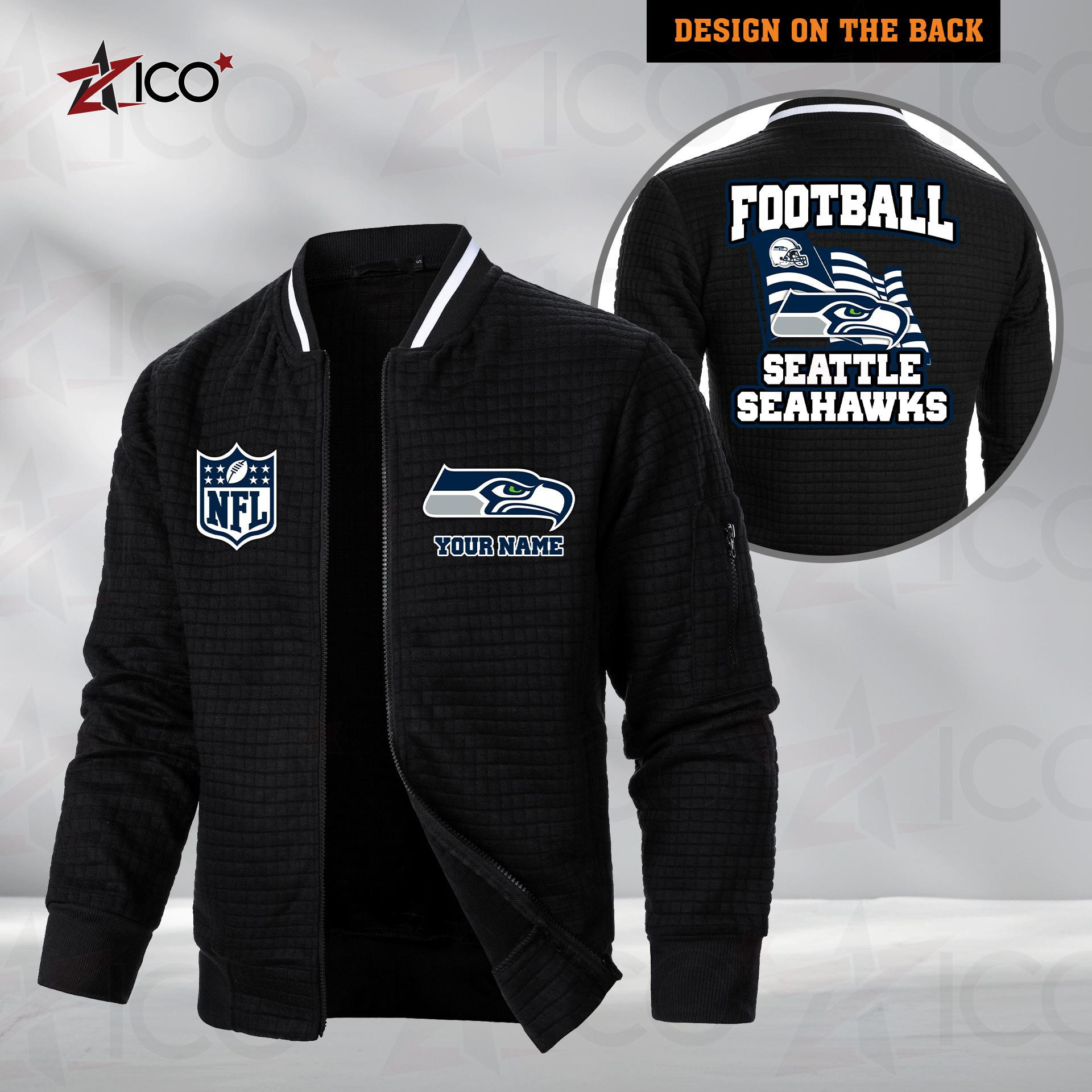 Seattle Seahawks Men’s Casual Jacket For Men New Trending AZMN2DMCJK000029