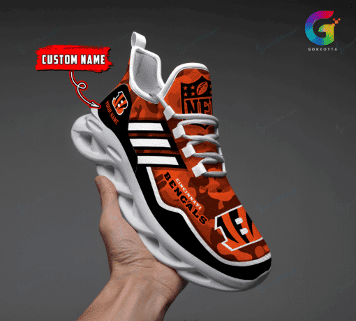 Cincinnati Bengals Personalized Yezy Running Sneakers BG326