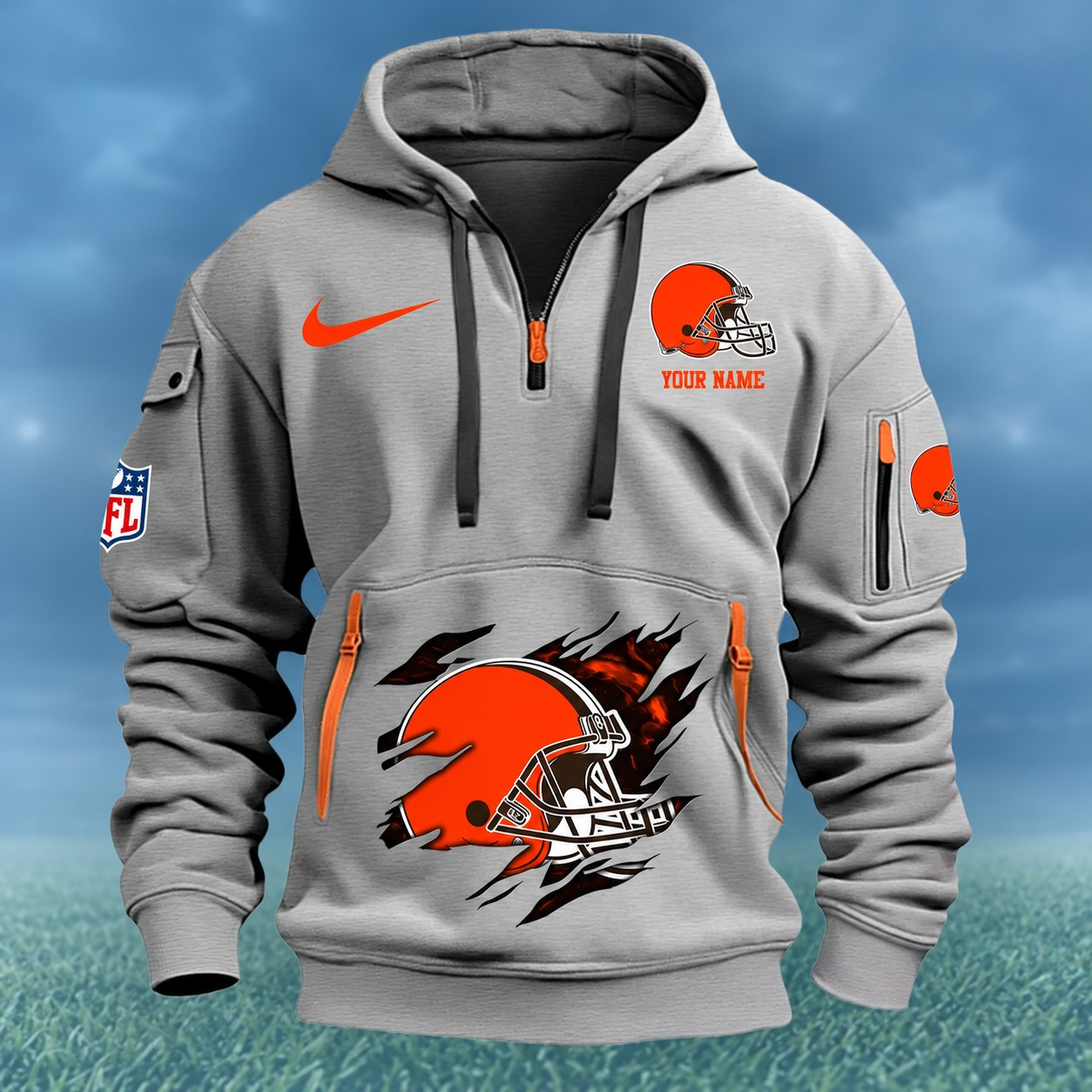 Cleveland Browns Heavy Hoodies AZHEAVYHD191