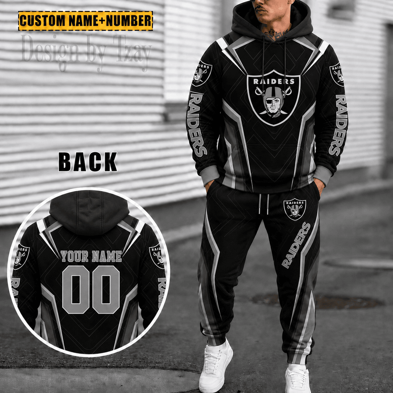 Raiders Personalized Combo Hoodie And Sweatpants Gift For Fan VA10112