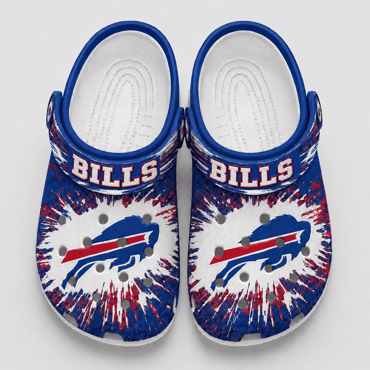 Buffalo Bills | Premium NFL Splash Burst Fan Crocs VAN214