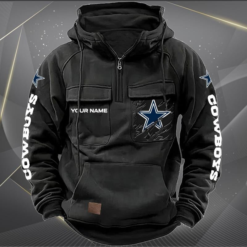 Dallas Cowboys Vintage Men Hoodie AZVMHD040
