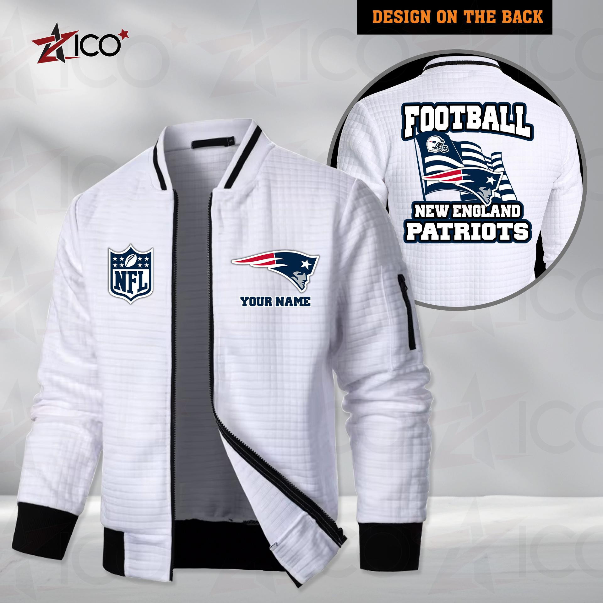 New England Patriots Men’s Casual Jacket For Men New Trending AZMN2DMCJK000022