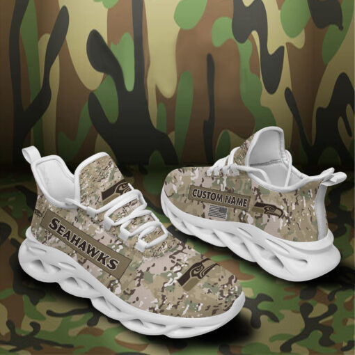 Seattle Seahawks Personalized Yezy Running Sneakers 944