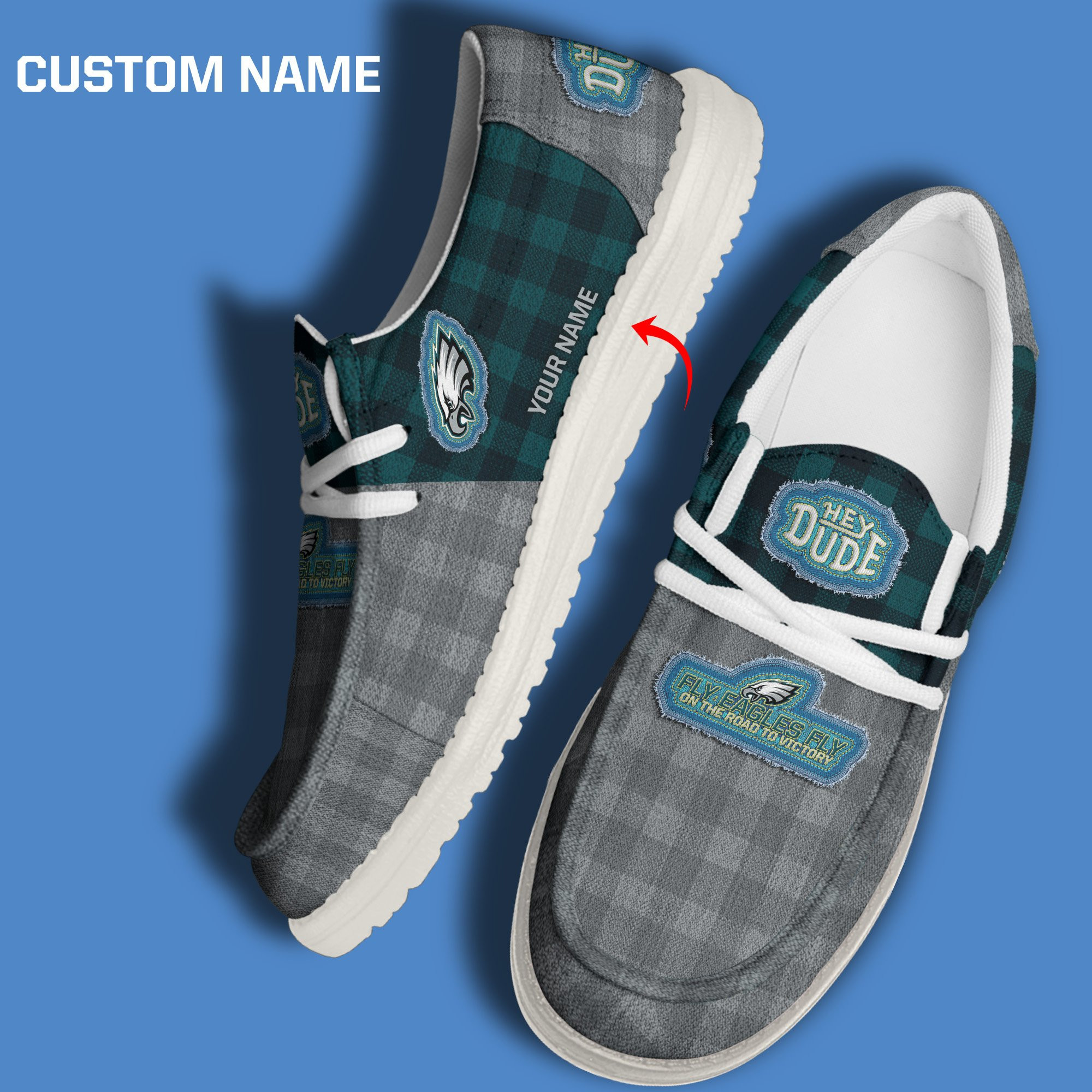 Philadelphia Eagles DHS shoes-Custom name 10063933N