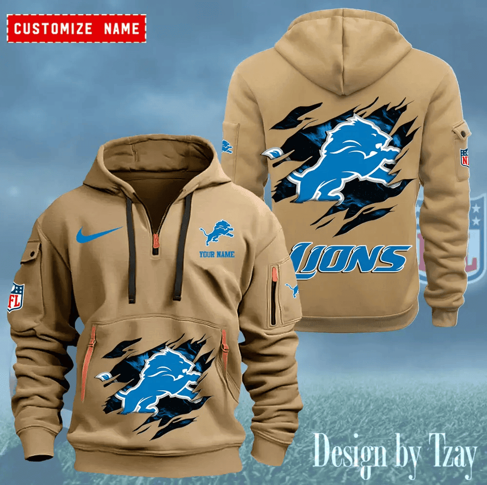 Detroit Lions Heavy Hoodies AZHEAVYHD194