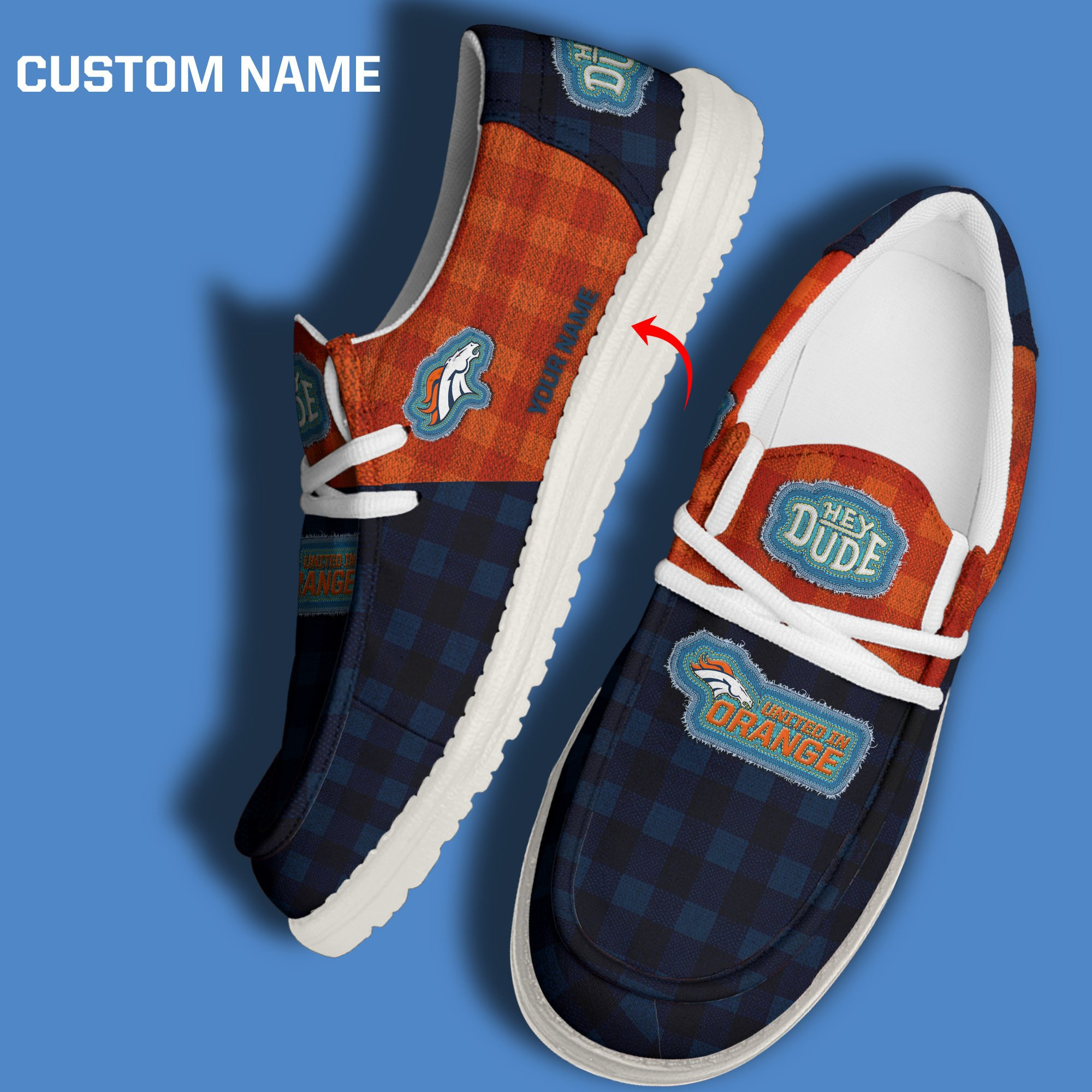 Denver Broncos DHS shoes-Custom name 10063933N