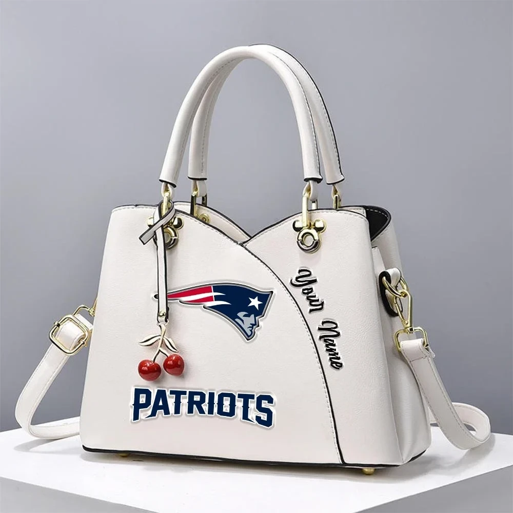 New England Patriots PU Leather Hand Tote Bag SPTPULHTB708