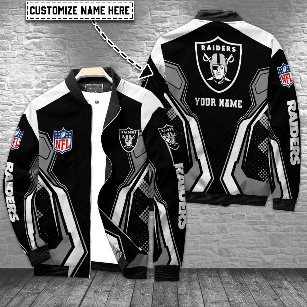 Las Vegas Raiders Personalized Bomber Jacket BGBBJ974