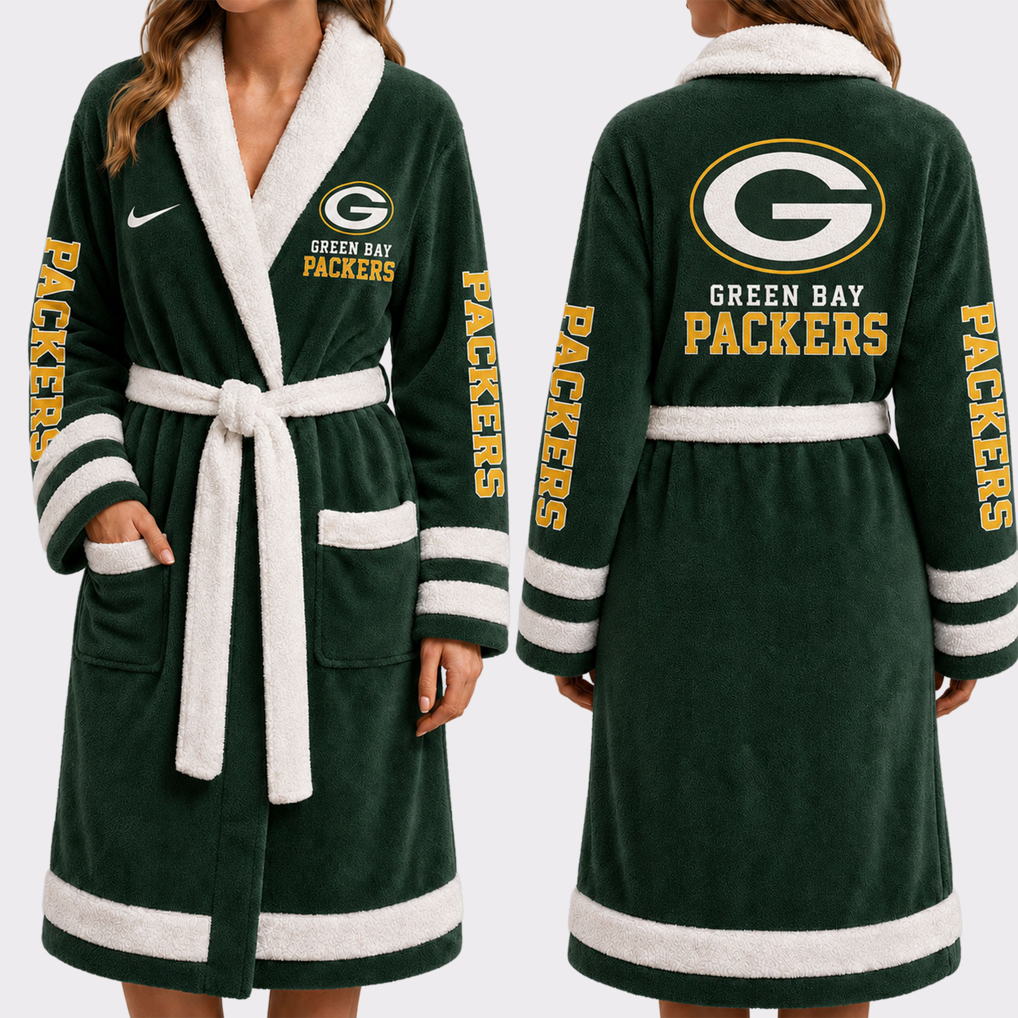 Green Bay Packers | Premium NFL Fleece Bathrobe VA1226