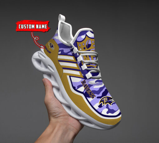 Baltimore Ravens Personalized Yezy Running Sneakers BG207