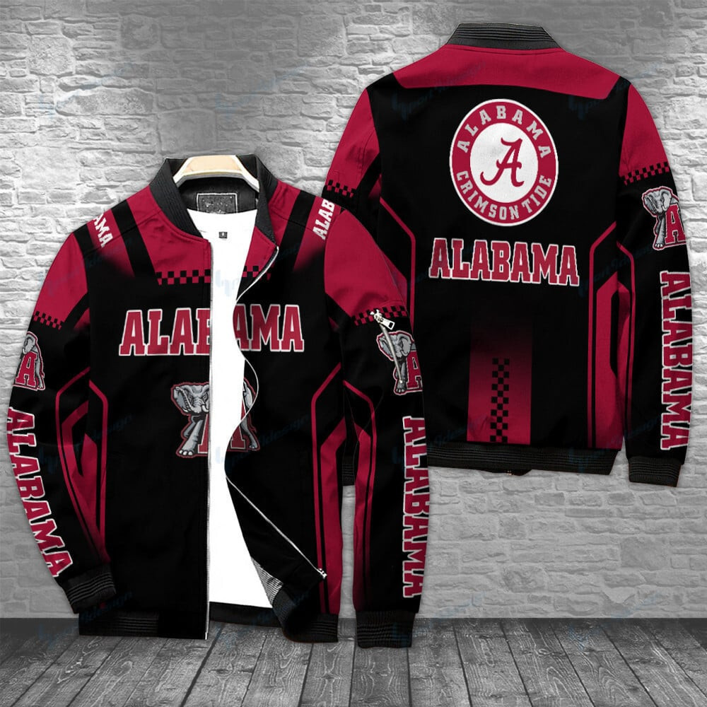 NCAAF Alabama Crimson Tide Bomber Jacket Nicegift 3BBX1P3