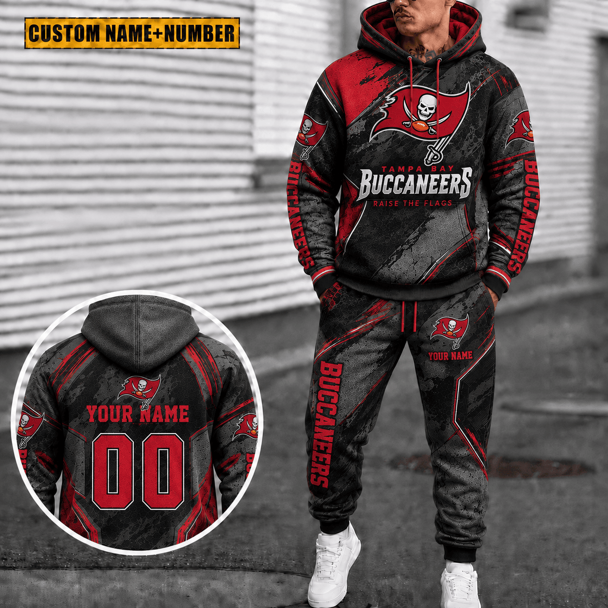 Tampa Bay Buccaneers Personalized Combo Hoodie And Sweatpants Gift For Fan VAN40042