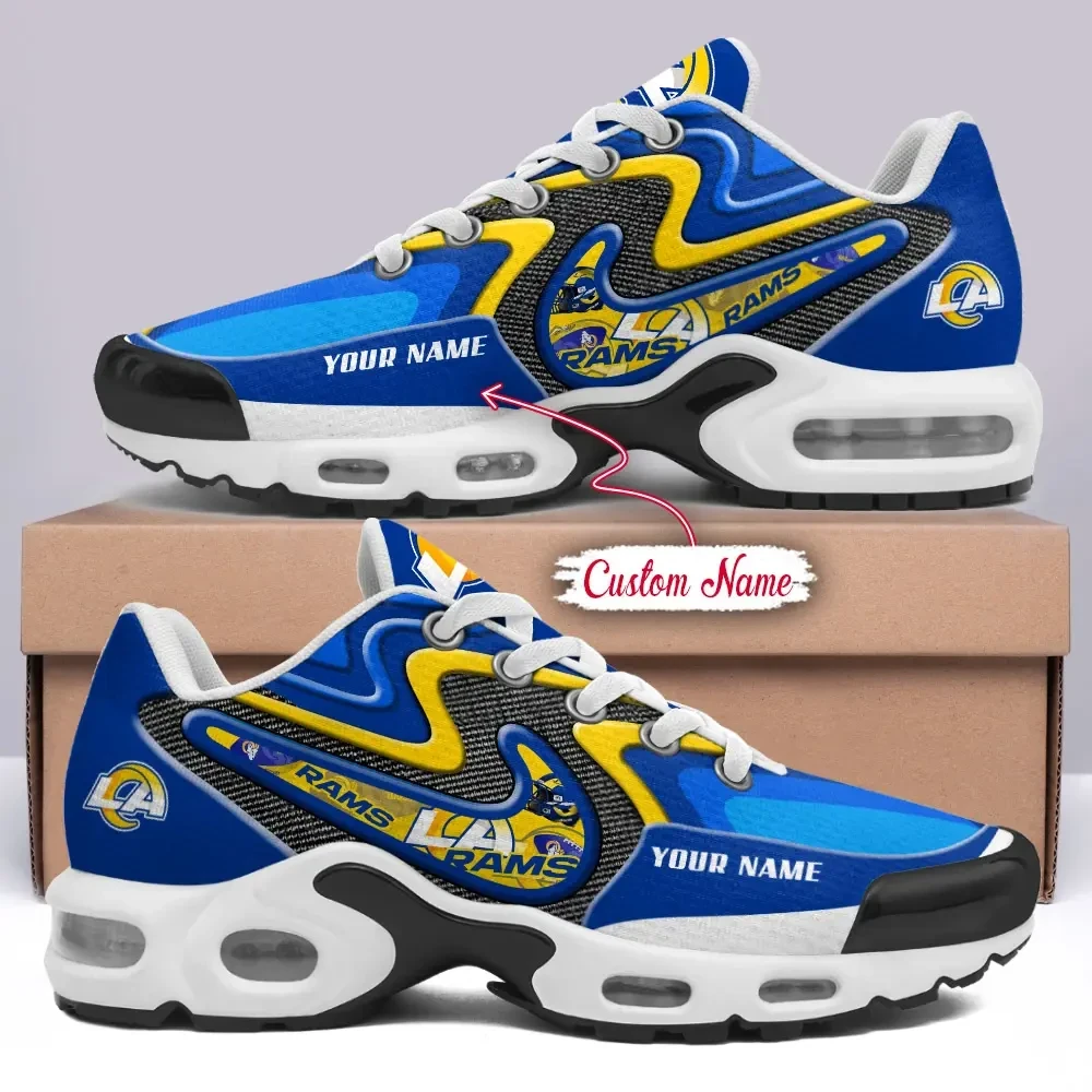 Los Angeles Rams Personalized Plus T-N Youth Sneakers DV1 BGTN422
