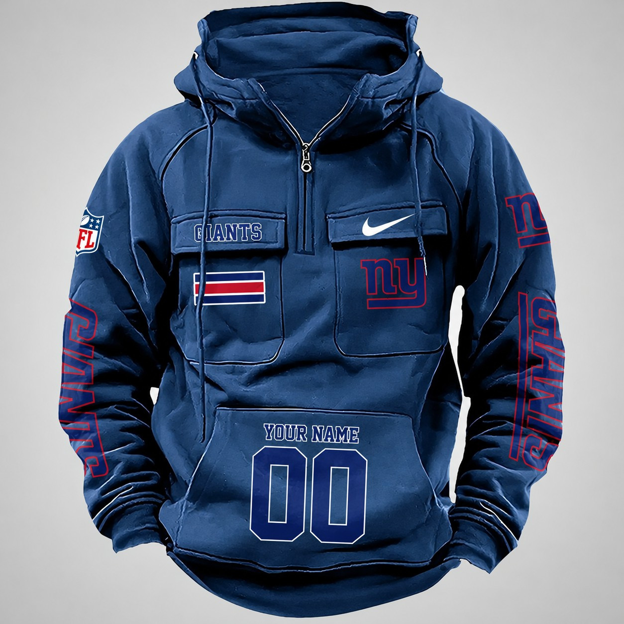 New York Giants Vintage Men Hoodies DV6 AZVMHD403