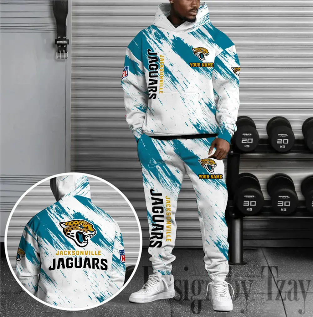 Jacksonville Jaguars Combo Hoodie And Sweatpants Gift For Fan AZHD1368