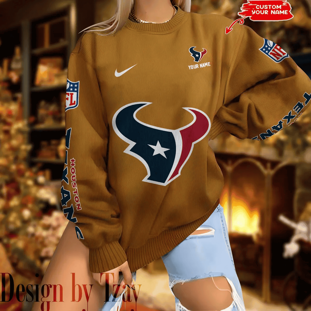 Houston Texans New Woolen Sweater BGSWT197